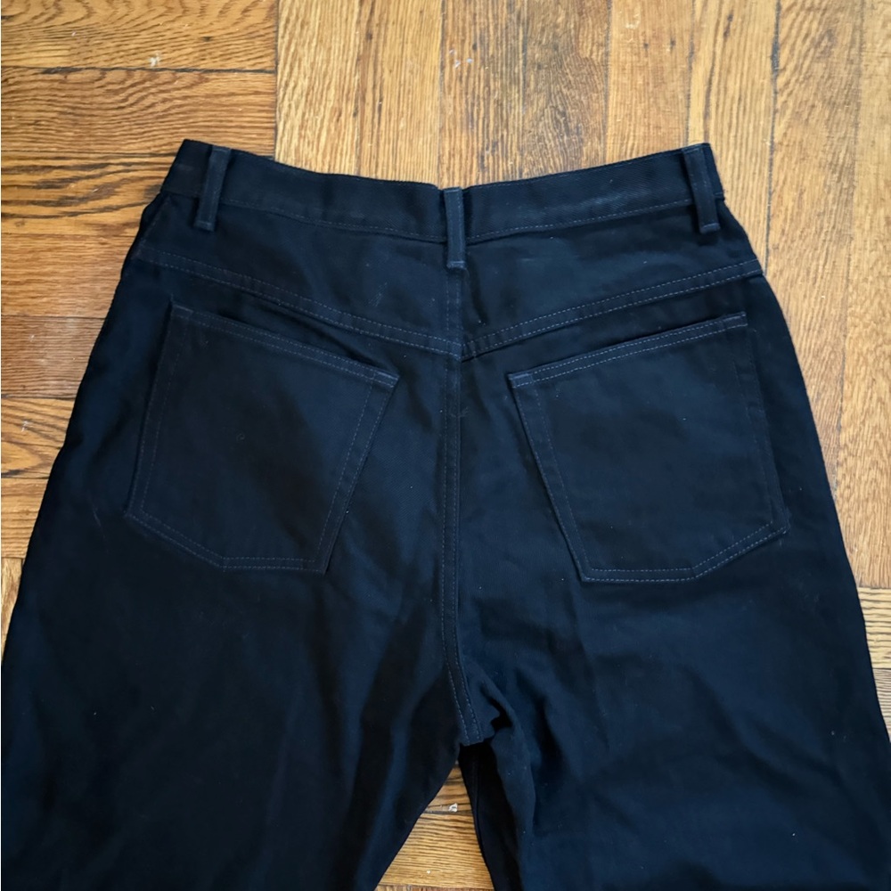 L.L. Bean Relaxed Black Straight Leg Jeans